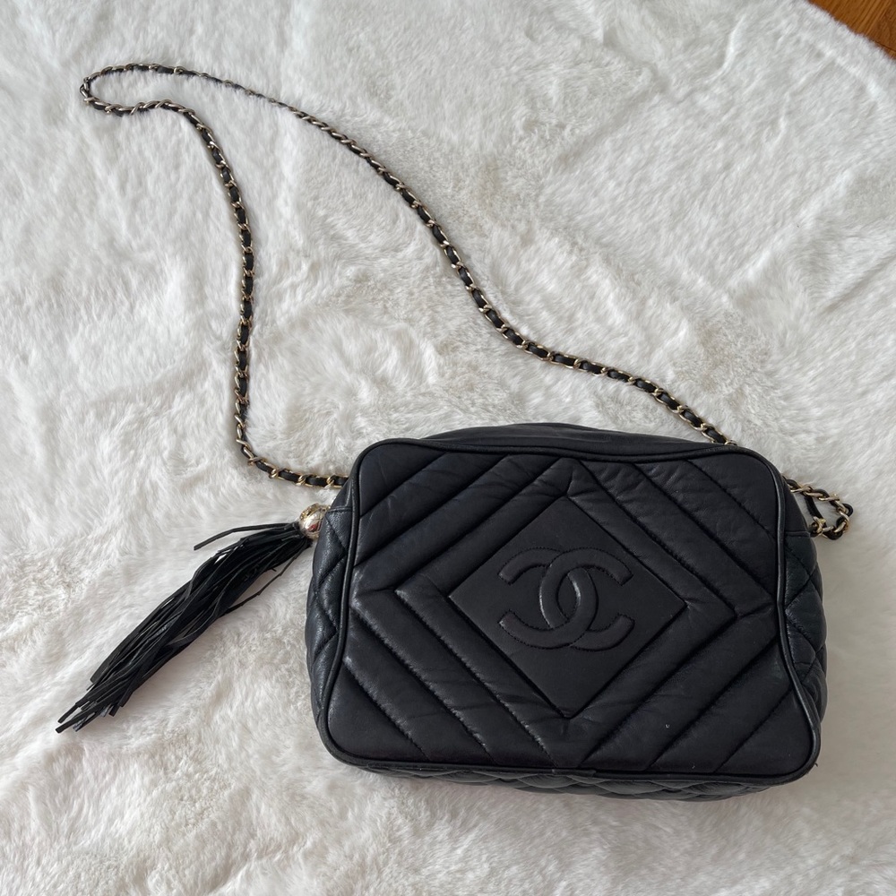 Luxury style brand quilted crossbody leather